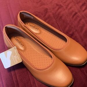 Comfort Plus by Predictions Women's Brown Loafers